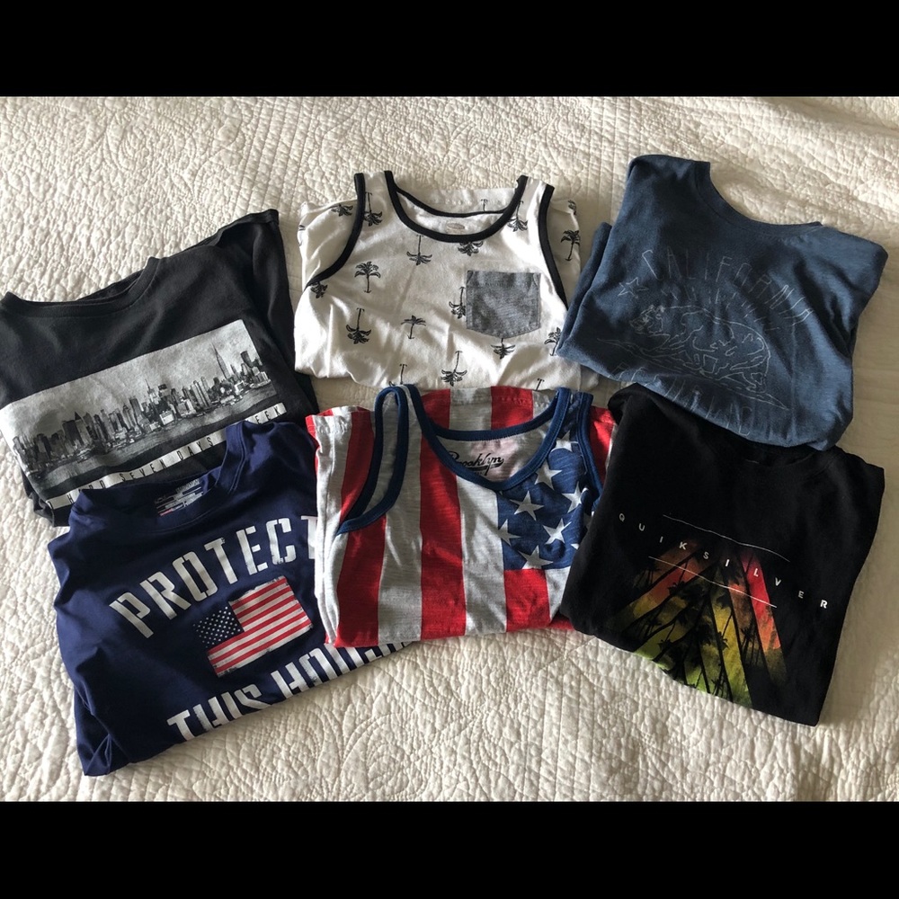 6 boys shirts